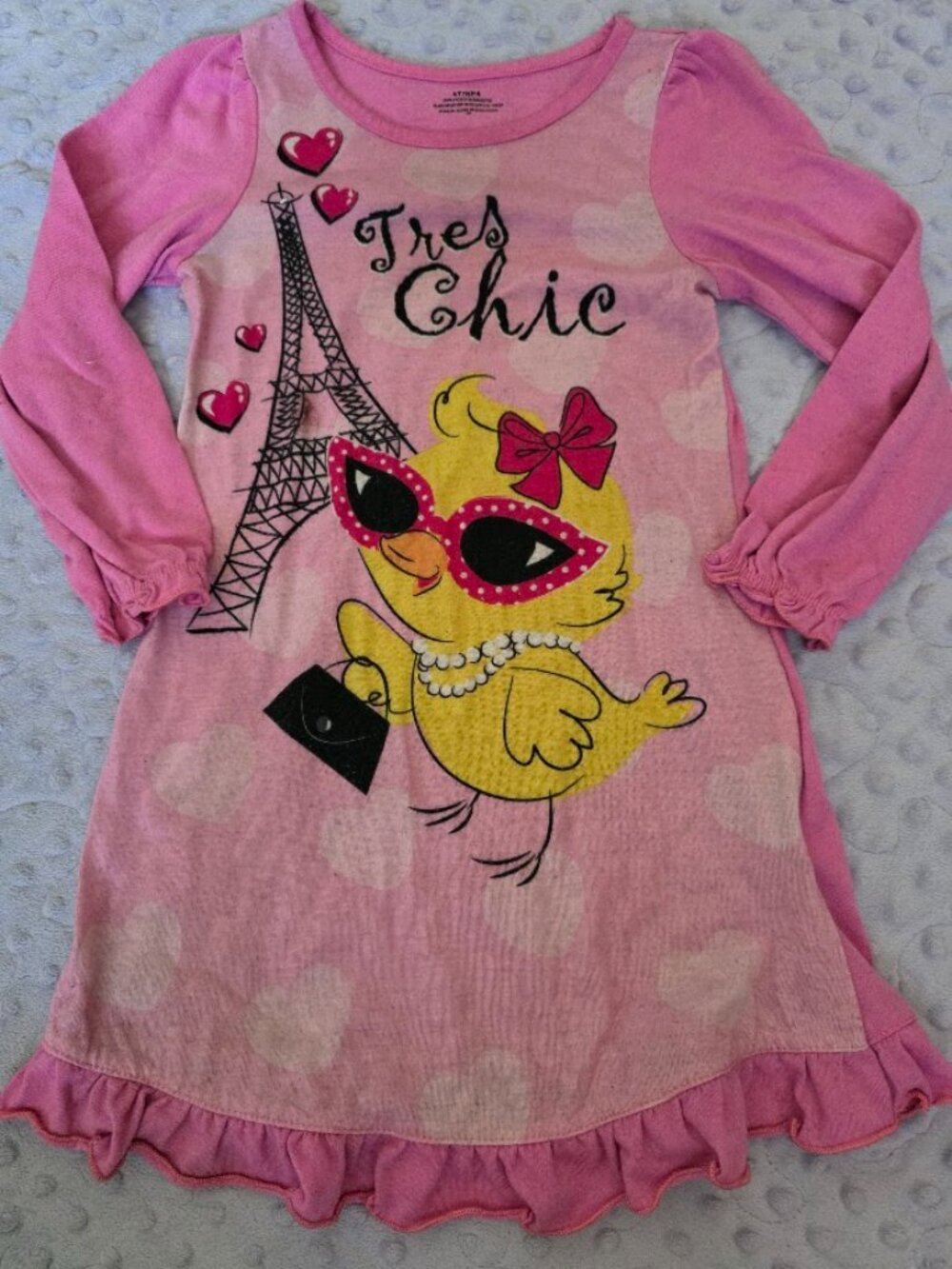 Girls Size 4T Clothing Bundle Lot Dresses Jeans Leggings Pajamas Hoodie 12 Piece - Picture 11 of 12
